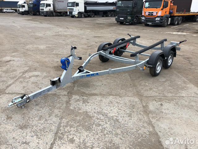 6-и метровый 2-осный лодочный прицеп Мзса