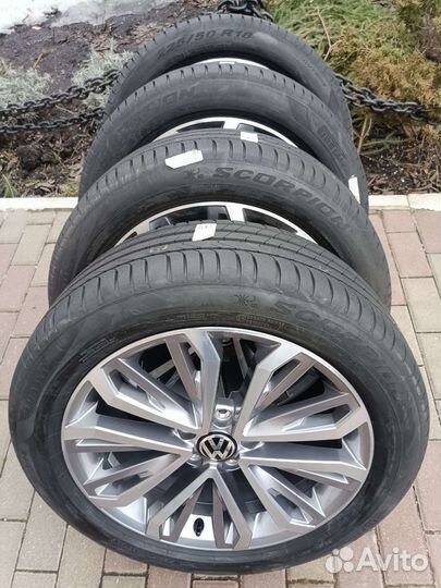 Колёса новые лето оригинал VW r-18 (5x112) 4 шт