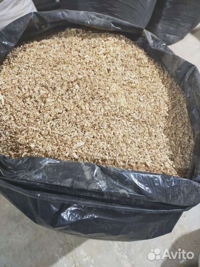 Опилки стружка в мешках