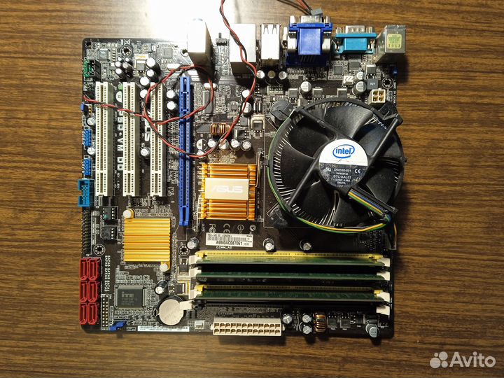Комплект P5Q-VM DO + Core2Duo E6600 + 3GB DDR2
