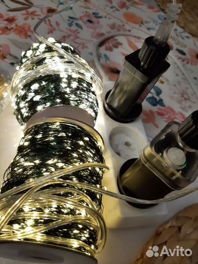 Светодиодная гирлянда роса 100 метров