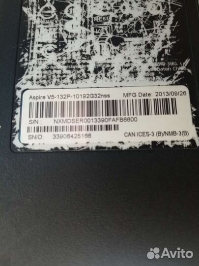 Нэтбук айсер, сенсорный экран. Рабочий