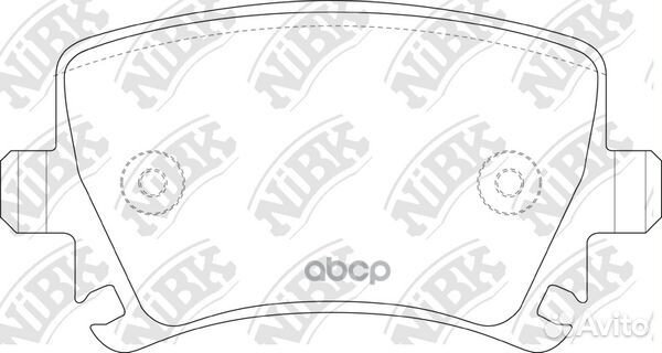 Колодки тормозные дисковые skoda octavia 1.6 20