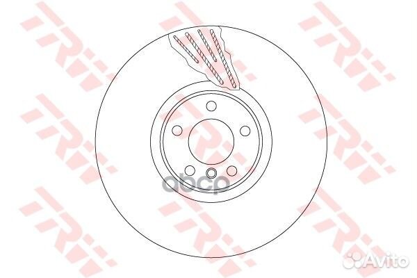 Диск тормозной BMW X5 E70/F15/F85/ X6 E71/F16/F
