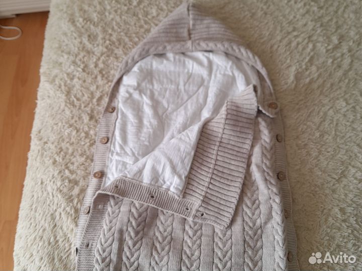 Конверт на выписку вязаный