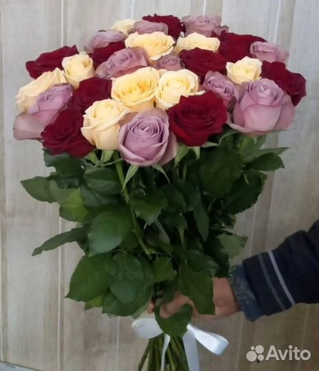 Букеты Цветы Роза 51 101