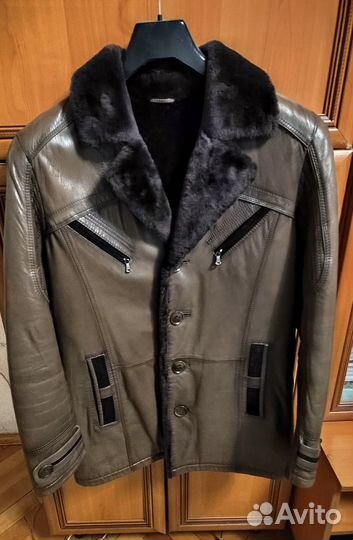 Кожанная куртка/дублёнка натаральная мужская