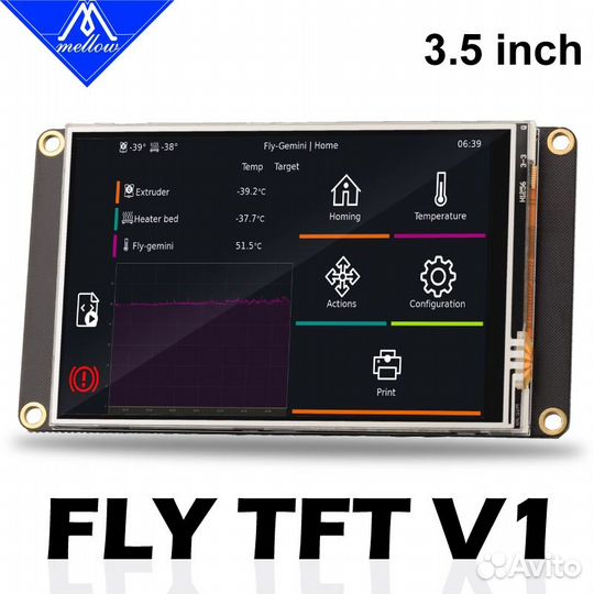 Дисплей FLY TFT35 V1 SPI Klipper