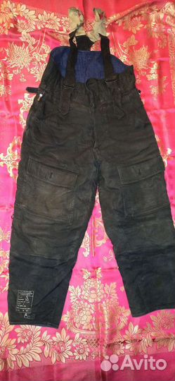 Зимний комбинезон мужской на натуральной овчине