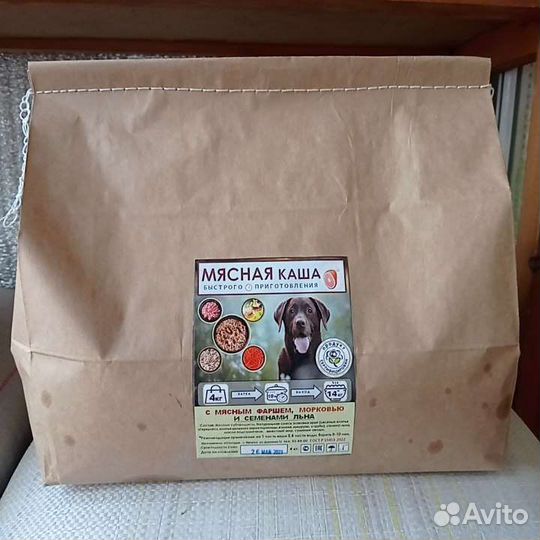 Каша для собак