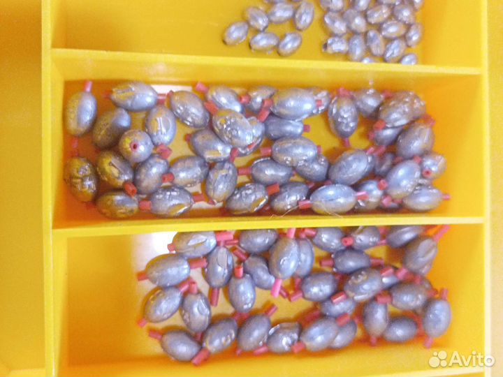 Грузило свинцовое оливка 300шт