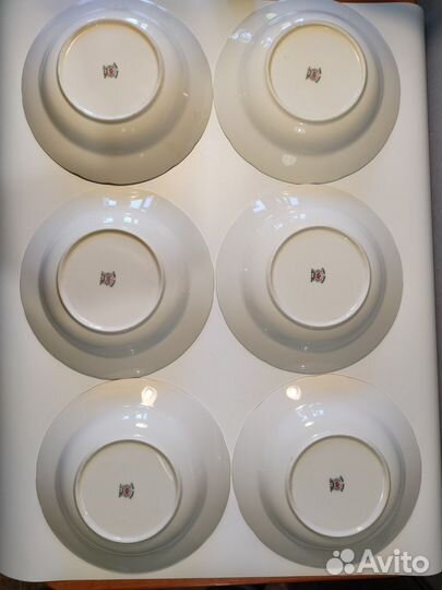 Набор тарелок фарфор