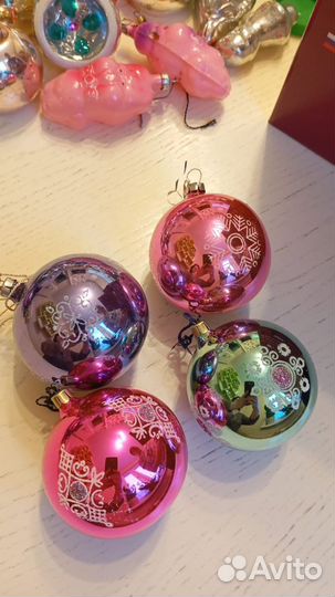 Елочные игрушки СССР и гдр шары