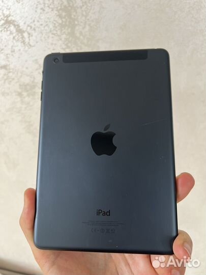 Apple iPad mini 16Gb Wi-Fi + Cellular черный