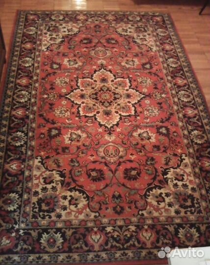 Двухполотный шерстяной ковер 200х300