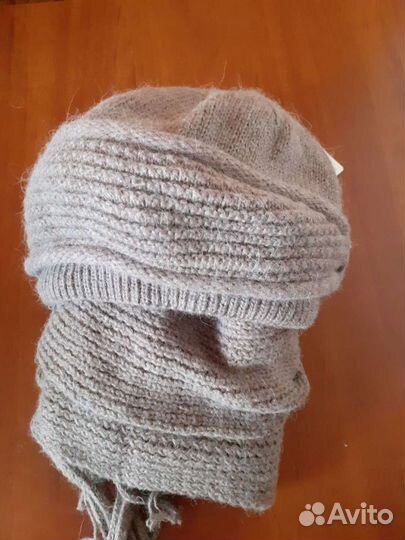 Комплект шапочка+шарф