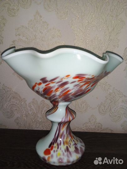 Фруктовницы на ножке и вазы з-д Красный май