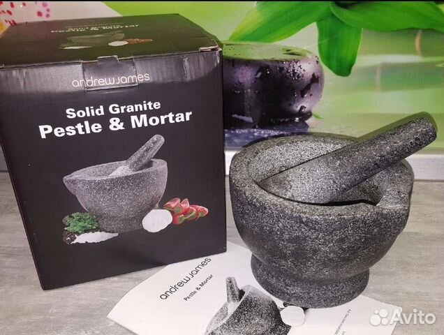 Ступа гранит Andrew James Англия соусы приправы