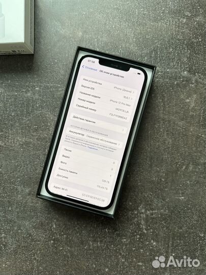 iPhone 12 Pro Max 128gb Sierra Blue (sim+esim)