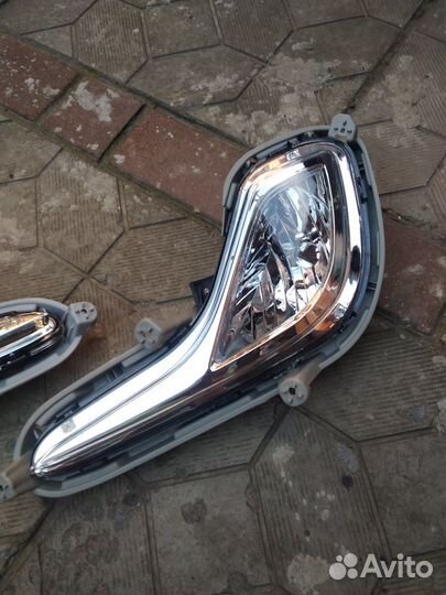 Hyundai Solaris противотуманная фара