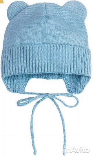 Шапка для мальчика 3-6 мес и снуд amarobaby