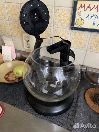 Аквариум для рыбок круглый