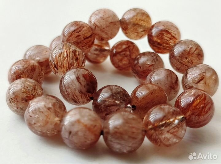 Рутиловый Кварц браслет на резинке