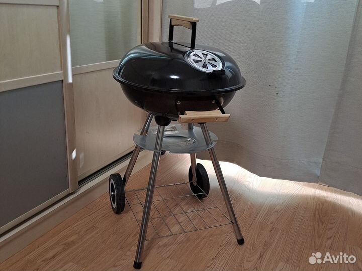 Новый гриль барбекю угольный переносной