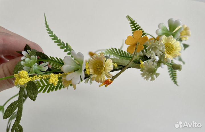 Веночек детский из цветов тонкий