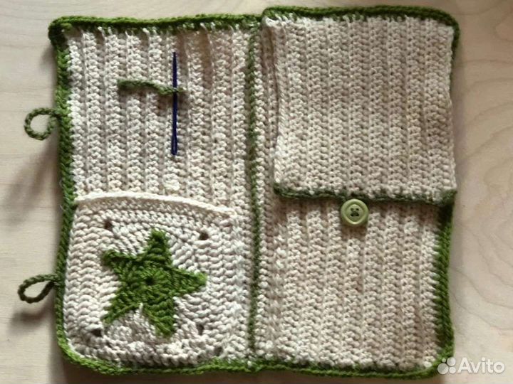 Пенал для канцелярии вязаный