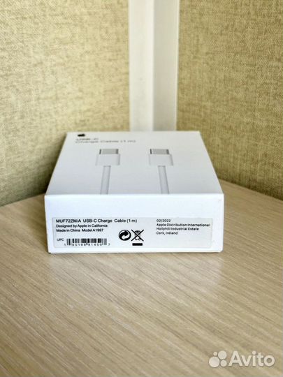 Кабель для зарядки iPad USB-C to USB-C оригинал