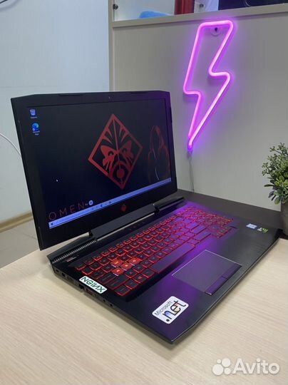 Игровой HP omen 120Hz/GTX 1050 TI 4Gb/8 озу/SSD