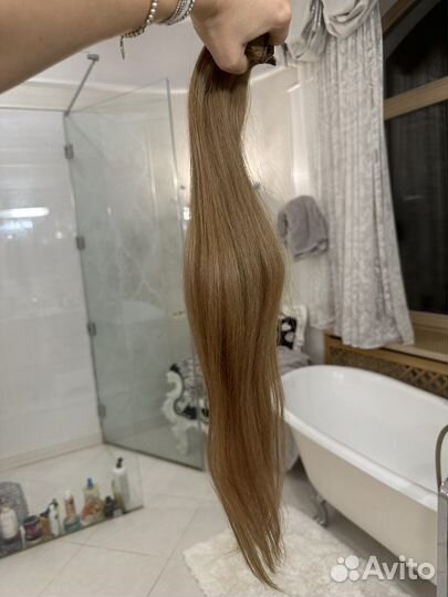 Волосы на заколках