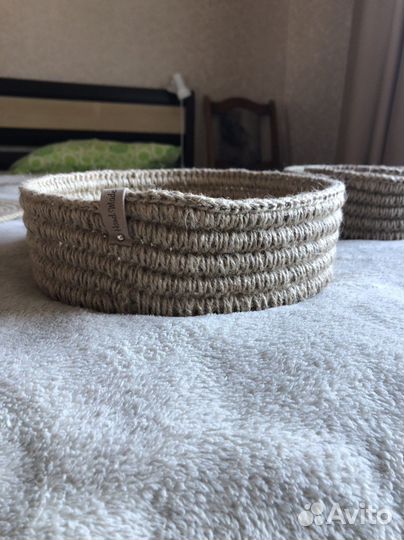 Корзина из джута