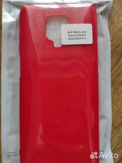 Чехол на xiaomi redmi note 9 pro (9 s) новый