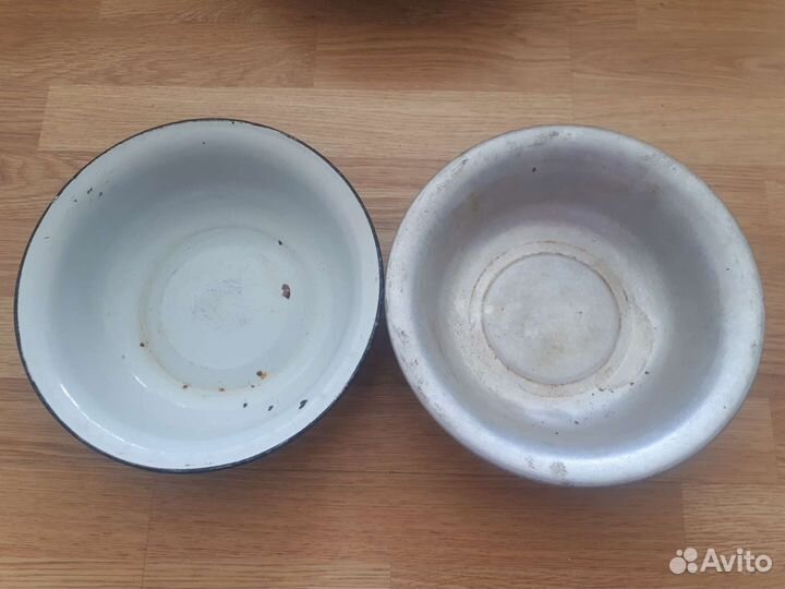 Эмалированные миски тазики СССР