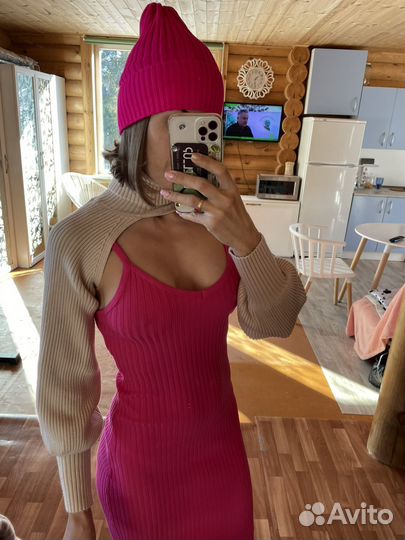 Рукава лапша one size,шапка