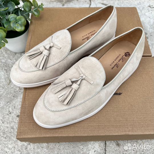 Лоферы женские Loro Piana, размер 39