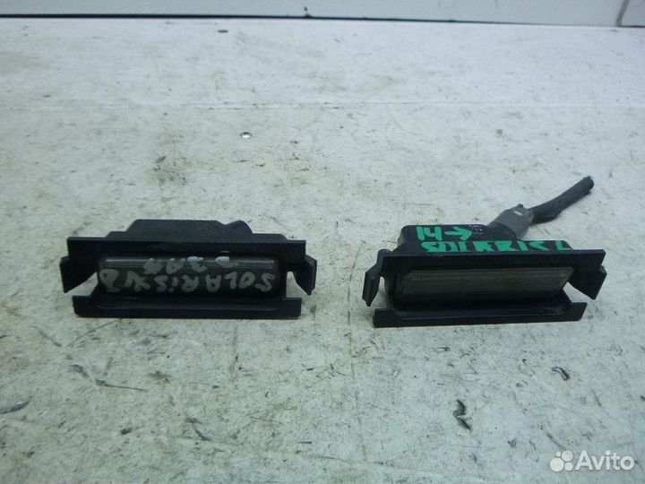 Плафон освещения номера hyundai solaris 2010