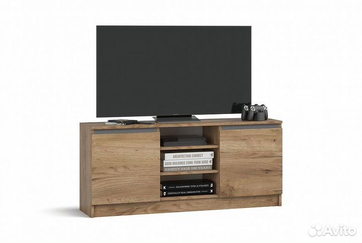 Тв-тумба Сплит 120 Крафт табачный