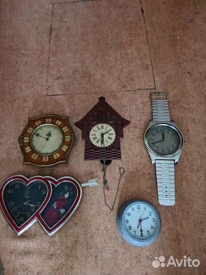 Часы настенные разные,с кукушкой,кварц,СССР