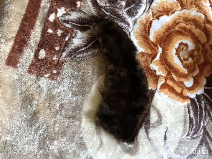 Меховой воротник норка