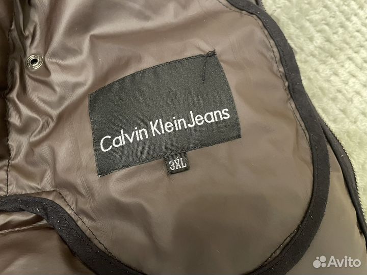 Пуховик мужской calvin klein jeans