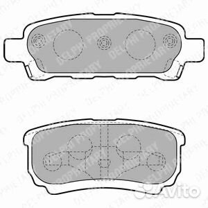 Колодки тормозные дисковые зад