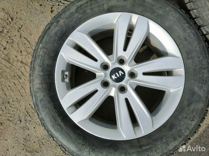 Оригинальные колёса r17 kia Sportage всесезонные