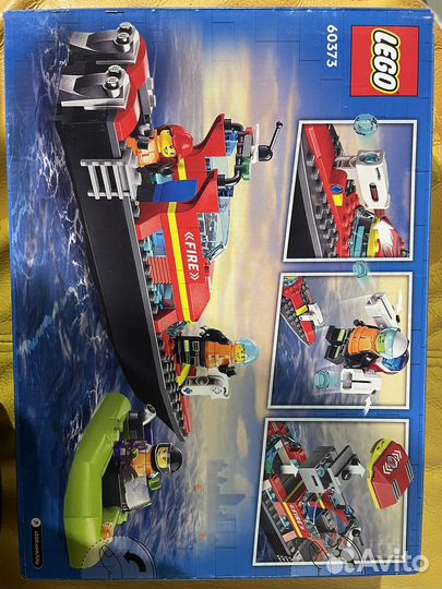 Конструктор lego City Пожарно-спасательная лодка