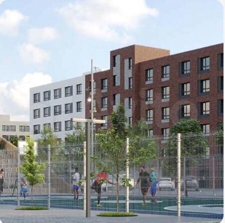 1-к. квартира, 25,9 м², 3/6 эт.