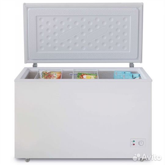 Морозильный ларь Бирюса Б-355KX белый