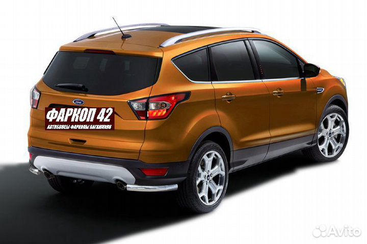 Защита заднего бампера Ford kuga (2016)