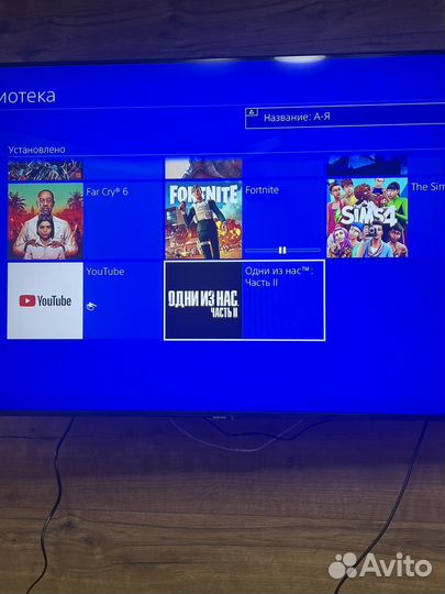 Sony playstation 4+2геймпада+9игр